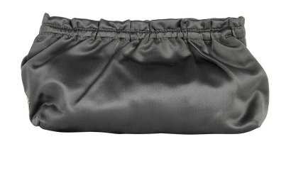 Prada Clutch, £220, Accessories, Grey, Satin, Front view